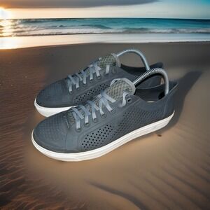 Crocs‎ Conic Womens Comfort Sneakers Size 11 Gray White Lace up Cushioned